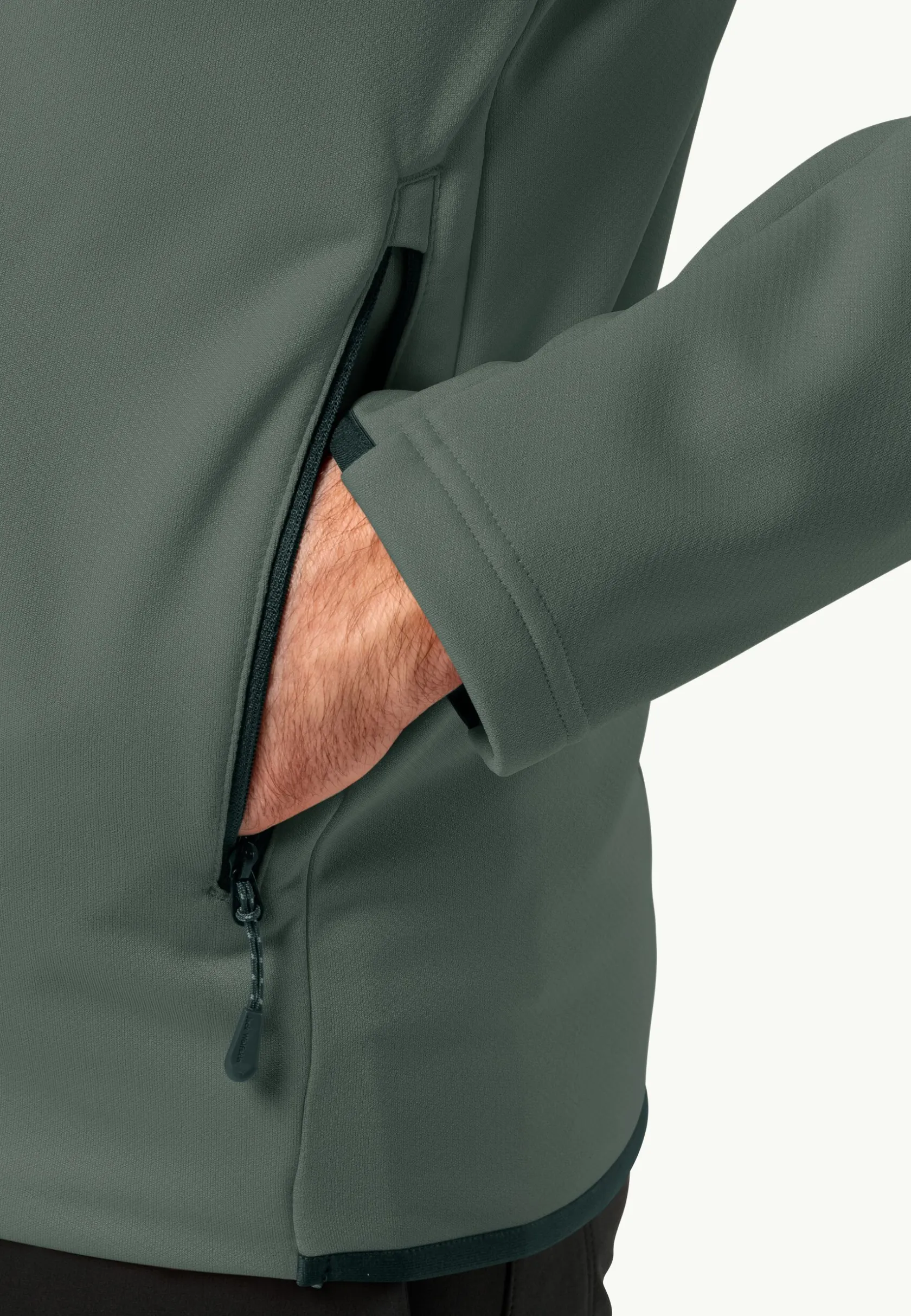 Wandelen|Voor- En Najaarsjacks/-Jassen|Jack Wolfskin Alpgrat Hooded Fz M