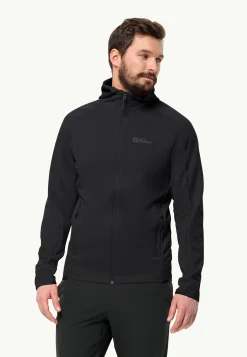 Wandelen|Voor- En Najaarsjacks/-Jassen|Jack Wolfskin Alpgrat Hooded Fz M