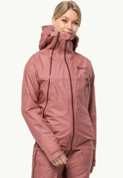 Ski|Regenjacks|Jack Wolfskin Alpspitze Air 3l Jkt W blush powder