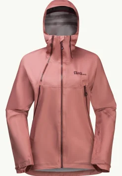 Ski|Regenjacks|Jack Wolfskin Alpspitze Air 3l Jkt W blush powder