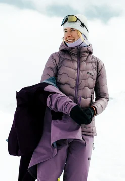 Ski|Isolatiejacks|Jack Wolfskin Alpspitze Down Hoody W wild blossom