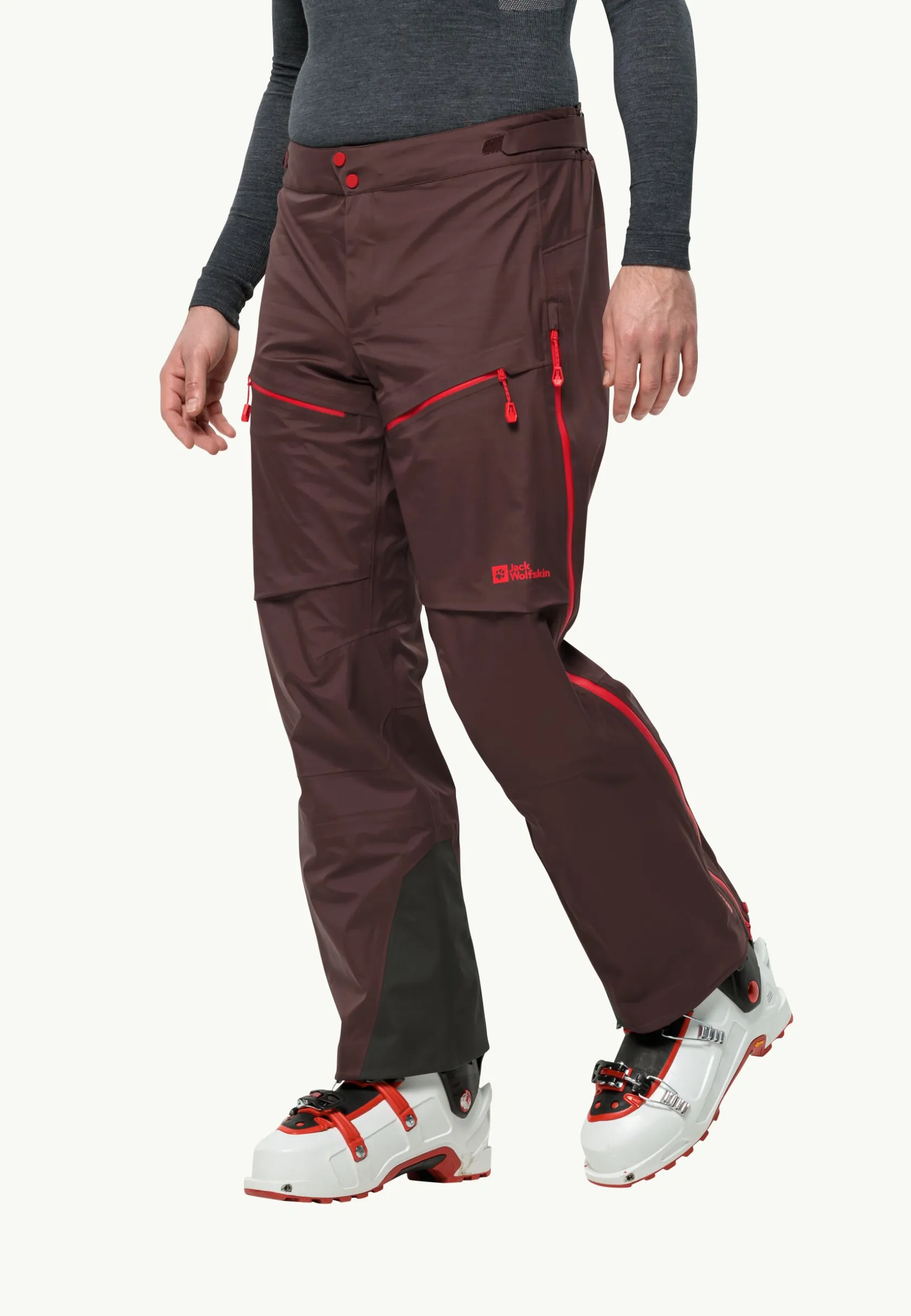 Discovery|Ski|Jack Wolfskin Alpspitze Pro 3l Pants M red earth