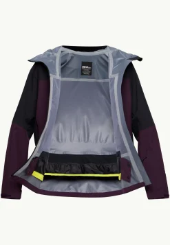 Ski|Regenjacks|Jack Wolfskin Alpspitze Tour 3l Jkt M midnight plum