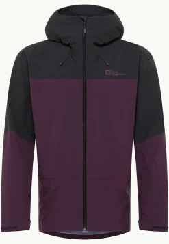 Ski|Regenjacks|Jack Wolfskin Alpspitze Tour 3l Jkt M midnight plum
