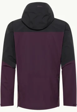 Ski|Regenjacks|Jack Wolfskin Alpspitze Tour 3l Jkt M midnight plum