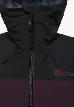 Ski|Regenjacks|Jack Wolfskin Alpspitze Tour 3l Jkt M midnight plum