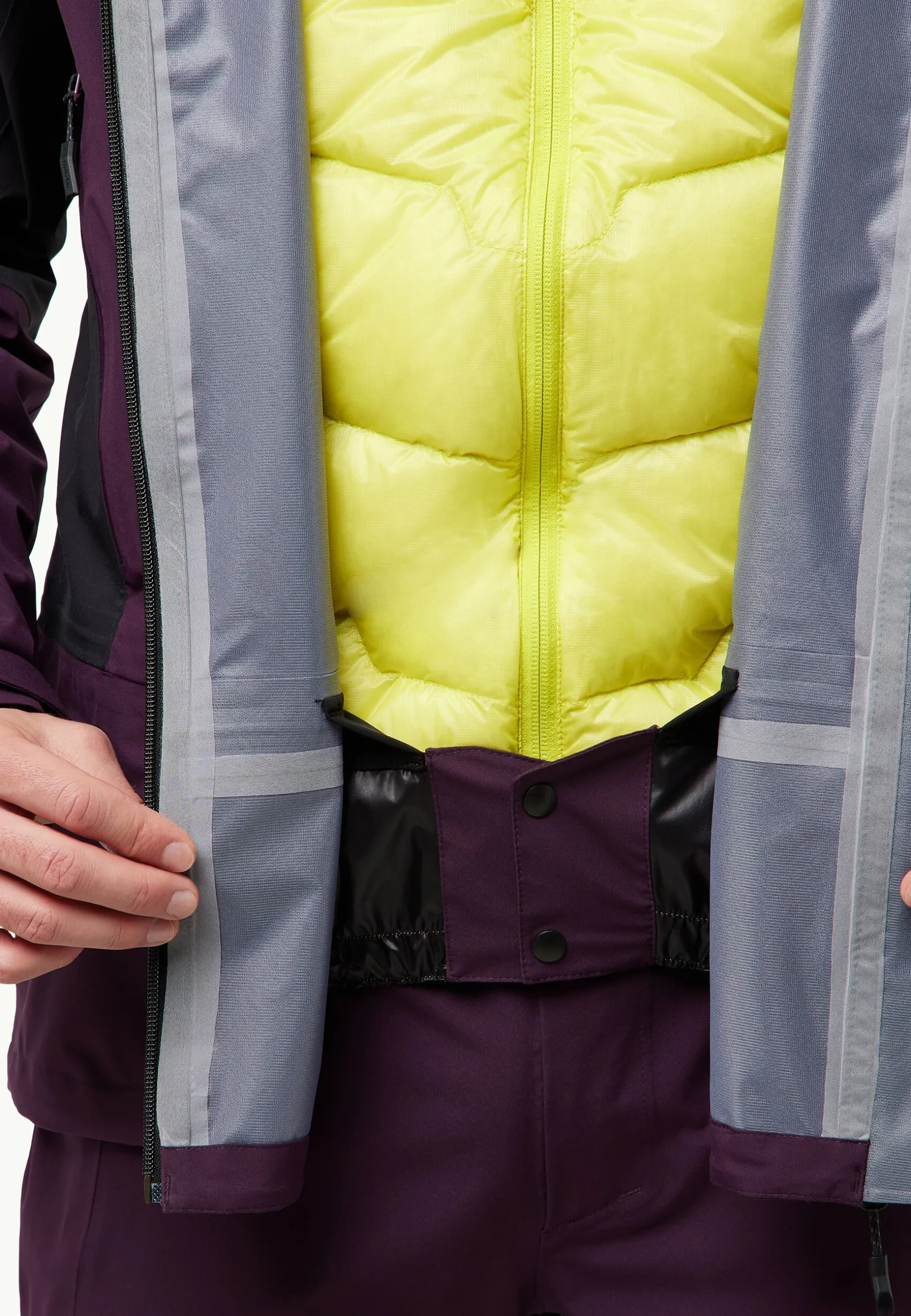 Ski|Regenjacks|Jack Wolfskin Alpspitze Tour 3l Jkt M midnight plum