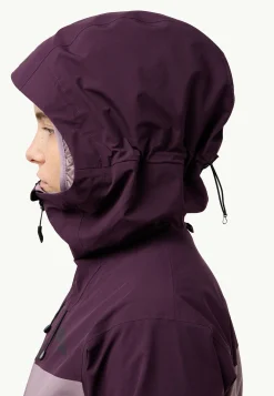 Regenjacks|Ski|Jack Wolfskin Alpspitze Tour 3l Jkt W wild blossom