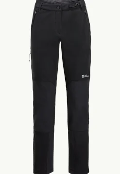 Trekking|Softshellbroeken|Jack Wolfskin Andur Pants W black