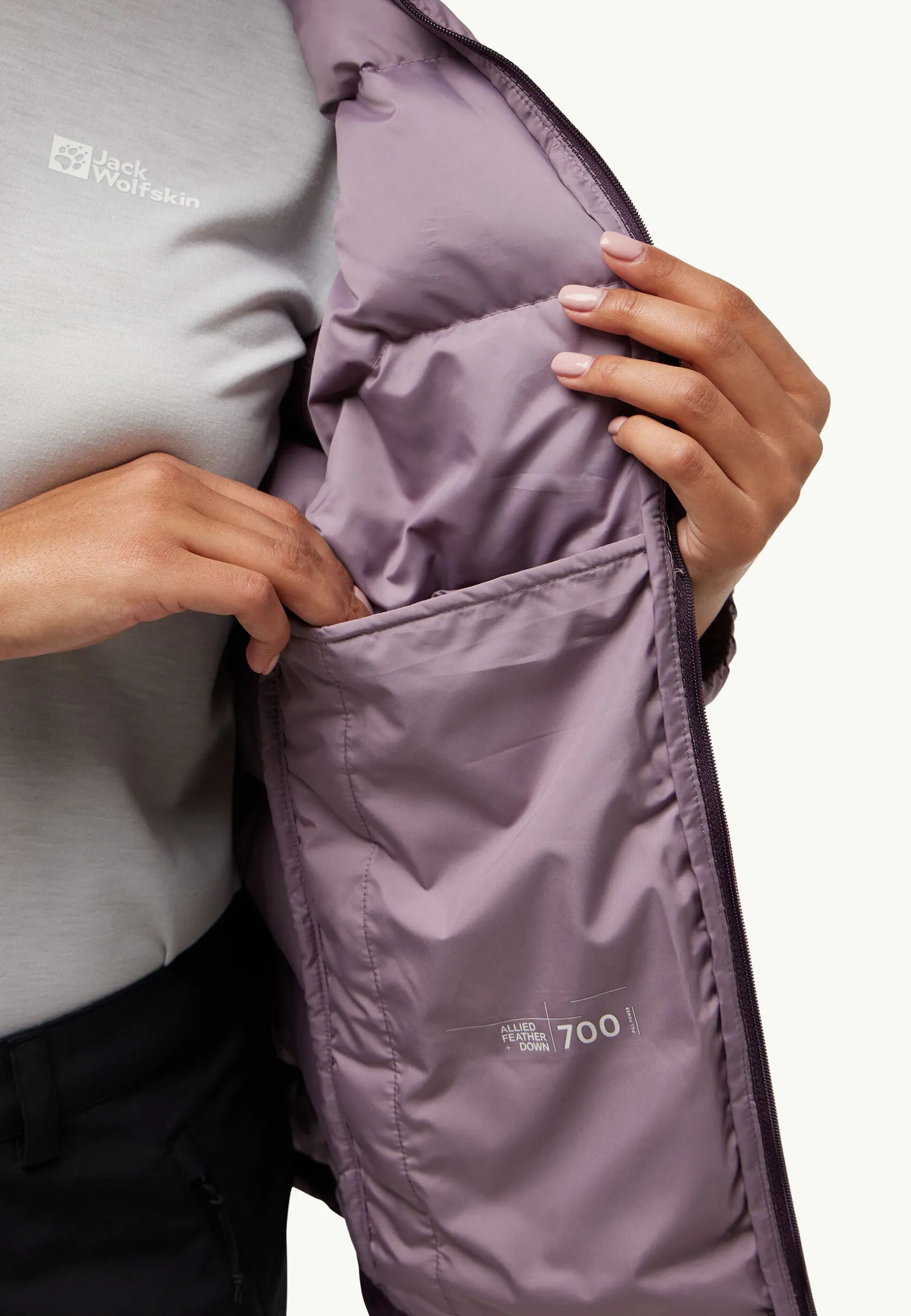 Voor- En Najaarsjacks/-Jassen|Isolatiejacks|Jack Wolfskin Ather Down Jkt W Rds