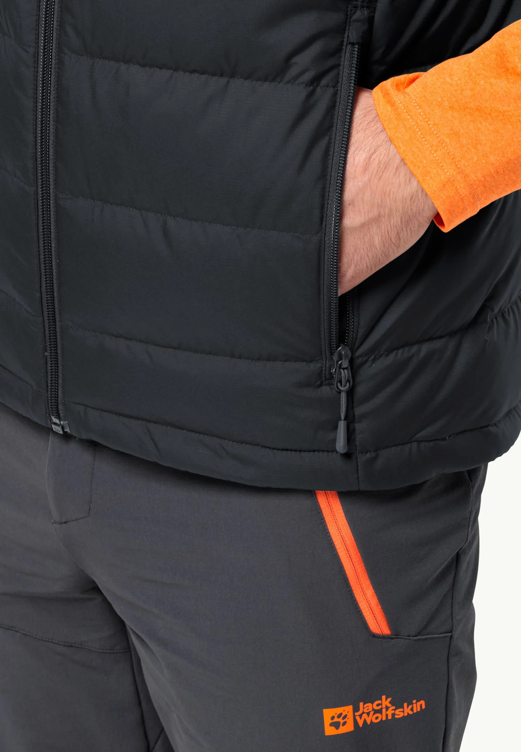 Wandelen|Voor- En Najaarsjacks/-Jassen|Jack Wolfskin Ather Down Vest M Rds