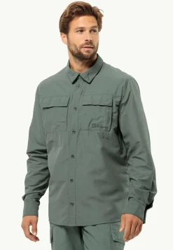 Trekking|Functionele Shirts|Jack Wolfskin Barrier Ls Shirt M