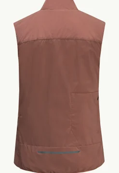 Lifestyle|Voor- En Najaarsjacks/-Jassen|Jack Wolfskin Bike Commute Ins Vest W wild ginger