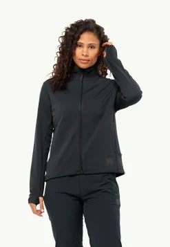 Lifestyle|Voor- En Najaarsjacks/-Jassen|Jack Wolfskin Bike Commute Jkt W Phantom