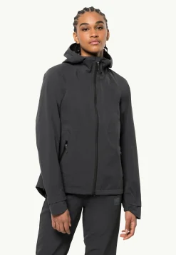 Lifestyle|Voor- En Najaarsjacks/-Jassen|Jack Wolfskin Bike Commute Mono Jkt W Phantom