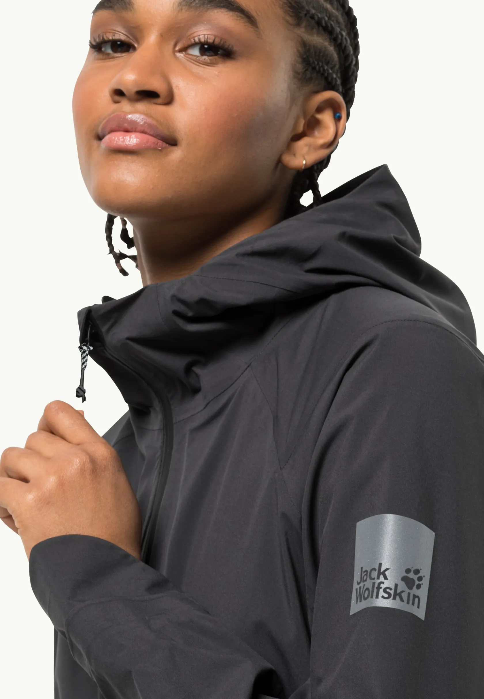 Lifestyle|Voor- En Najaarsjacks/-Jassen|Jack Wolfskin Bike Commute Mono Jkt W Phantom