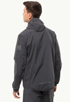 Lifestyle|Fietsen|Jack Wolfskin Bike Commute Wind Jkt M Phantom