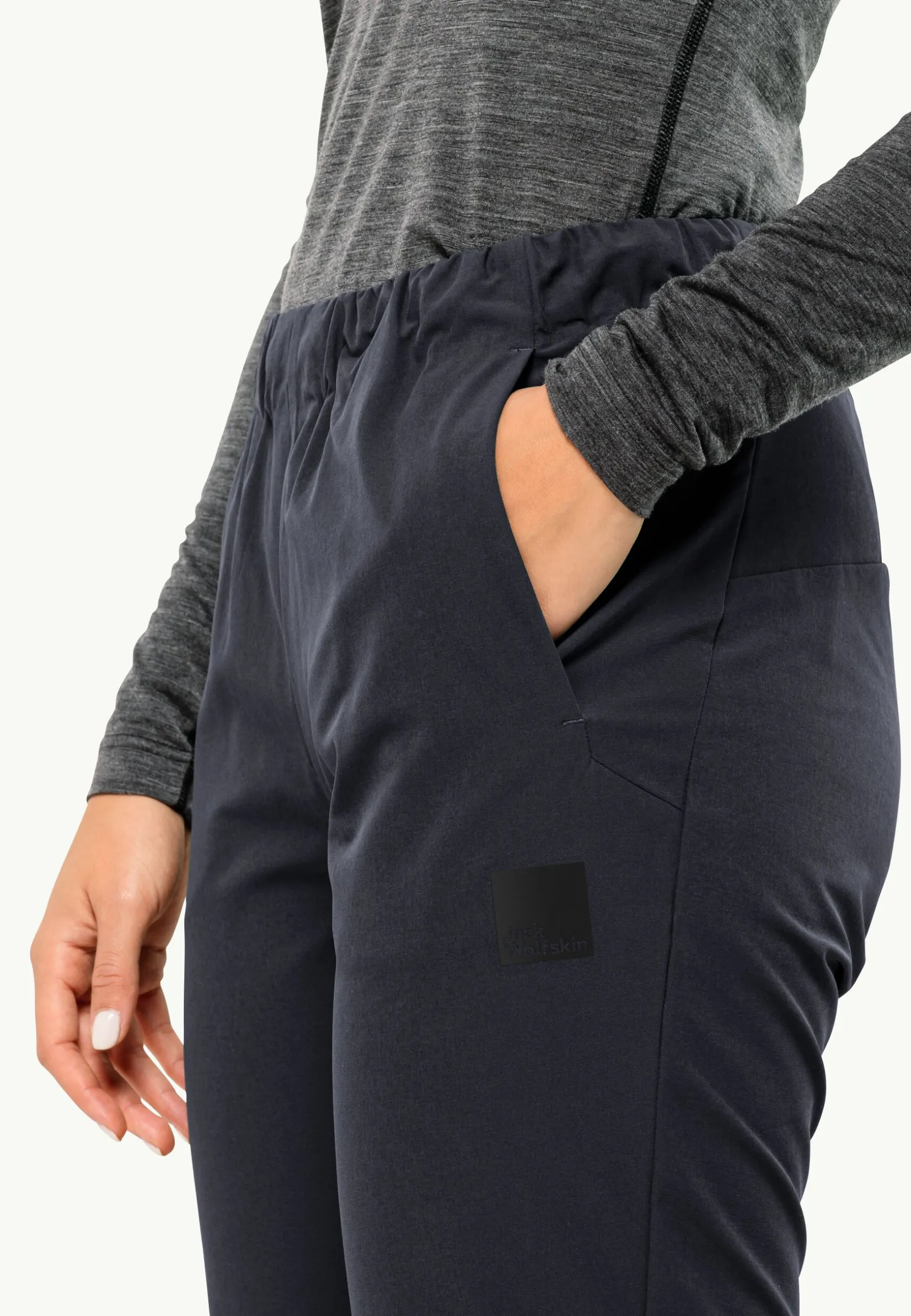 Lifestyle|Casual Broeken|Jack Wolfskin Bike Commute Wi Pants W dark navy