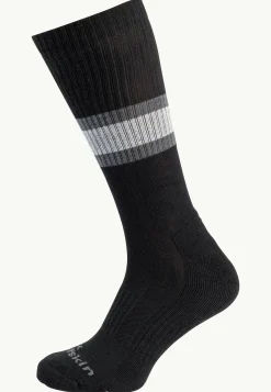 Lifestyle|Lifestyle|Jack Wolfskin Bike Highvis Sock Cl C black