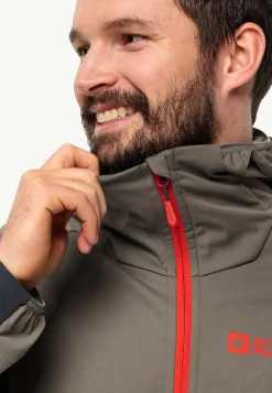 Wandelen|Voor- En Najaarsjacks/-Jassen|Jack Wolfskin Brisstal Hoody M