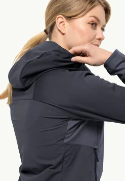 Wandelen|Voor- En Najaarsjacks/-Jassen|Jack Wolfskin Brisstal Hoody W