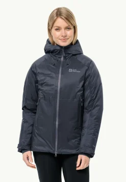 Wandelen|Voor- En Najaarsjacks/-Jassen|Jack Wolfskin Cyrox 2l Down Jkt W Graphite