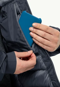 Wandelen|Voor- En Najaarsjacks/-Jassen|Jack Wolfskin Cyrox 2l Down Jkt W Graphite