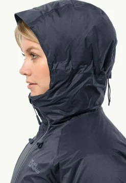 Wandelen|Voor- En Najaarsjacks/-Jassen|Jack Wolfskin Cyrox 2l Down Jkt W Graphite