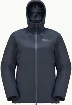 Wandelen|Voor- En Najaarsjacks/-Jassen|Jack Wolfskin Cyrox 2l Down Jkt W Graphite