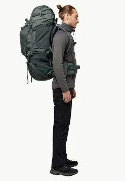 Wandelrugzakken|Trekkingrugzakken|Jack Wolfskin Denali 75|10 Men slate green