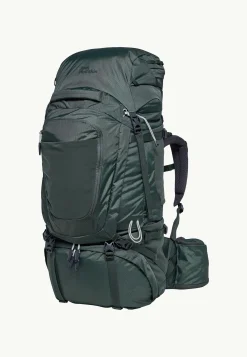 Rugzakken Dames|Wandelrugzakken|Jack Wolfskin Denali 65|10 Women slate green