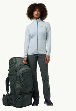 Rugzakken Dames|Wandelrugzakken|Jack Wolfskin Denali 65|10 Women slate green