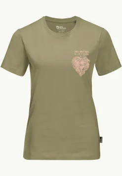 Lifestyle|T-Shirts & Longsleeves|Jack Wolfskin Discover Heart T W