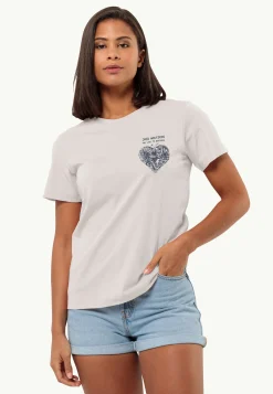 Lifestyle|T-Shirts & Longsleeves|Jack Wolfskin Discover Heart T W