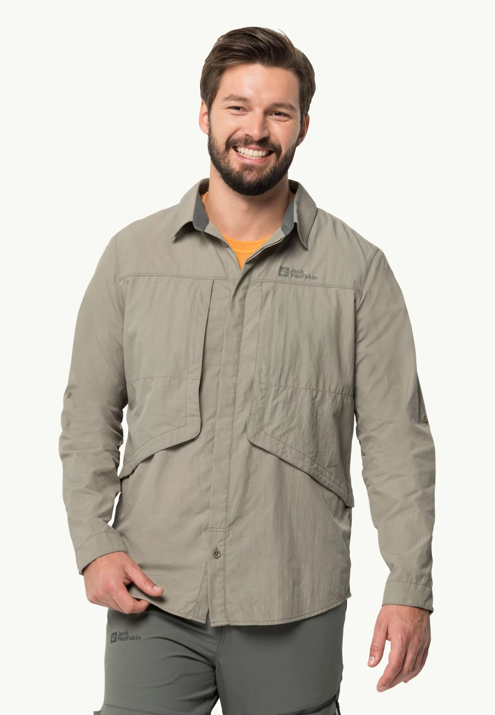 Discovery|Functionele Shirts|Jack Wolfskin Diskovera Ls Shirt M misty green