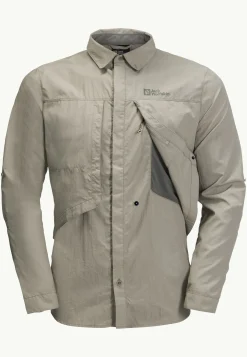 Discovery|Functionele Shirts|Jack Wolfskin Diskovera Ls Shirt M misty green