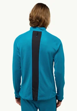 Functionele Shirts|Functioneel Ondergoed|Jack Wolfskin Expdn Octa Hz M everest blue