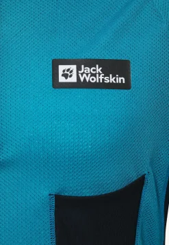 Functionele Shirts|Functioneel Ondergoed|Jack Wolfskin Expdn Octa Hz M everest blue