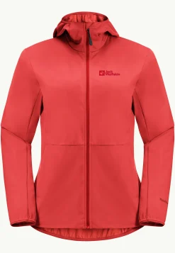 Wandelen|Voor- En Najaarsjacks/-Jassen|Jack Wolfskin Feldberg Hoody W