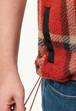 Fleece|Hoodies & Pullovers|Jack Wolfskin Felslicht Check Vest M