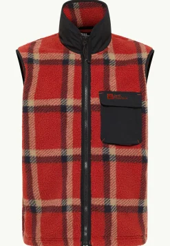 Fleece|Hoodies & Pullovers|Jack Wolfskin Felslicht Check Vest M