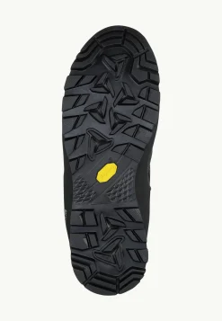 Wandelen|Wandelschoenen|Jack Wolfskin Force Crest Texapore Mid M Black / Burly Yellow Xt