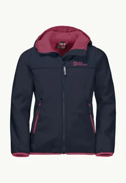 Voor- En Najaarsjacks/-Jassen|Fleece|Jack Wolfskin Fourwinds Jacket Kids