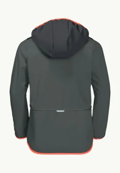 Voor- En Najaarsjacks/-Jassen|Fleece|Jack Wolfskin Fourwinds Jacket Kids