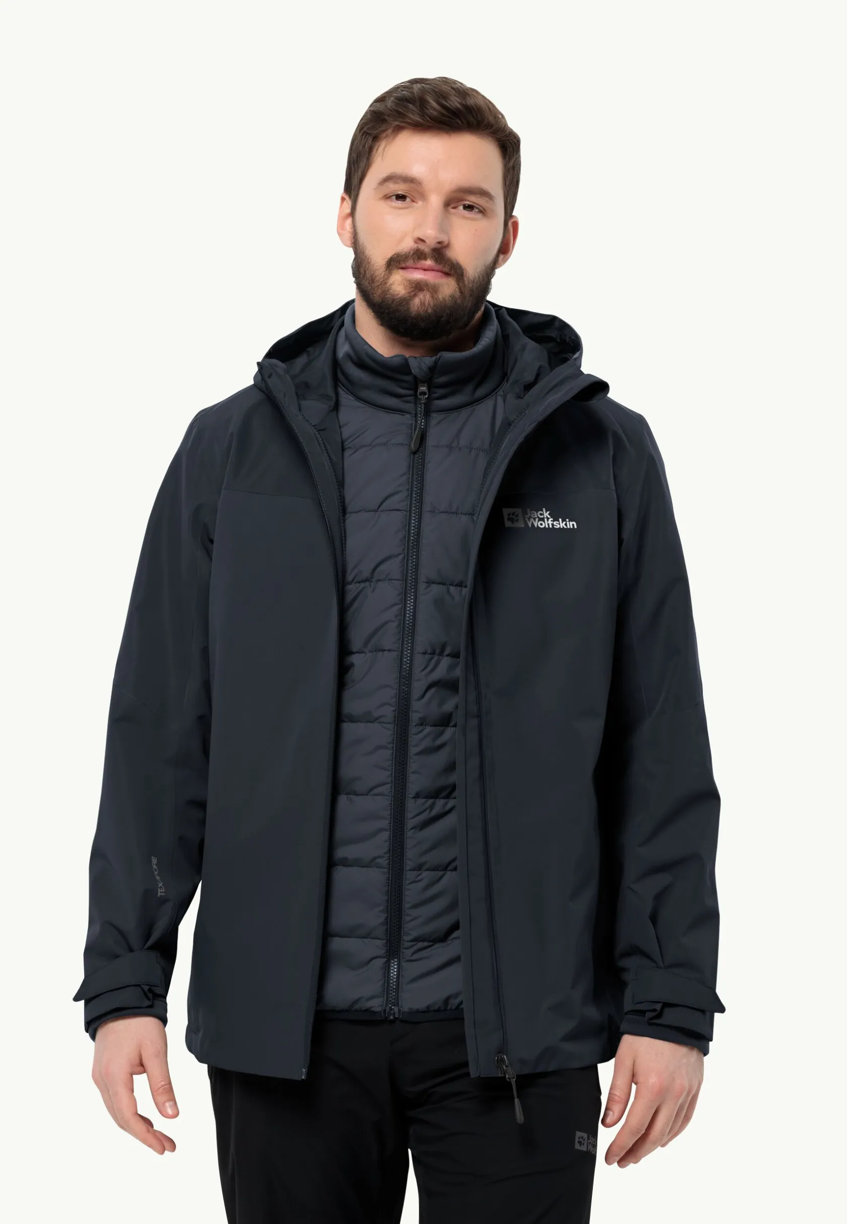Voor- En Najaarsjacks/-Jassen|Regenjacks|Jack Wolfskin Glaabach 3in1 Jkt M