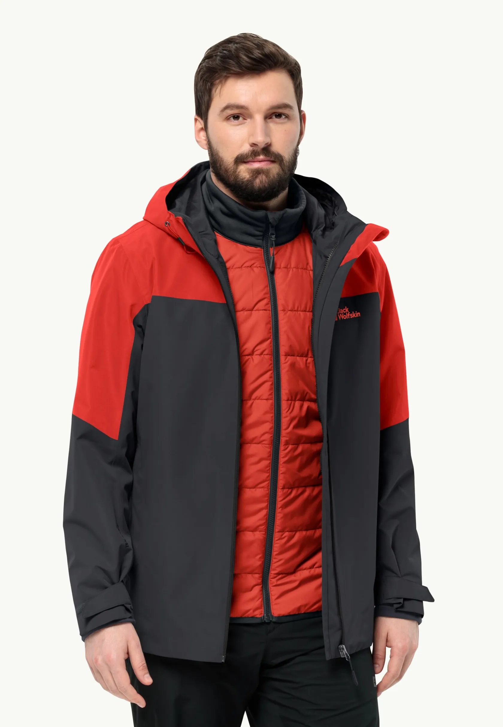 Voor- En Najaarsjacks/-Jassen|Regenjacks|Jack Wolfskin Glaabach 3in1 Jkt M