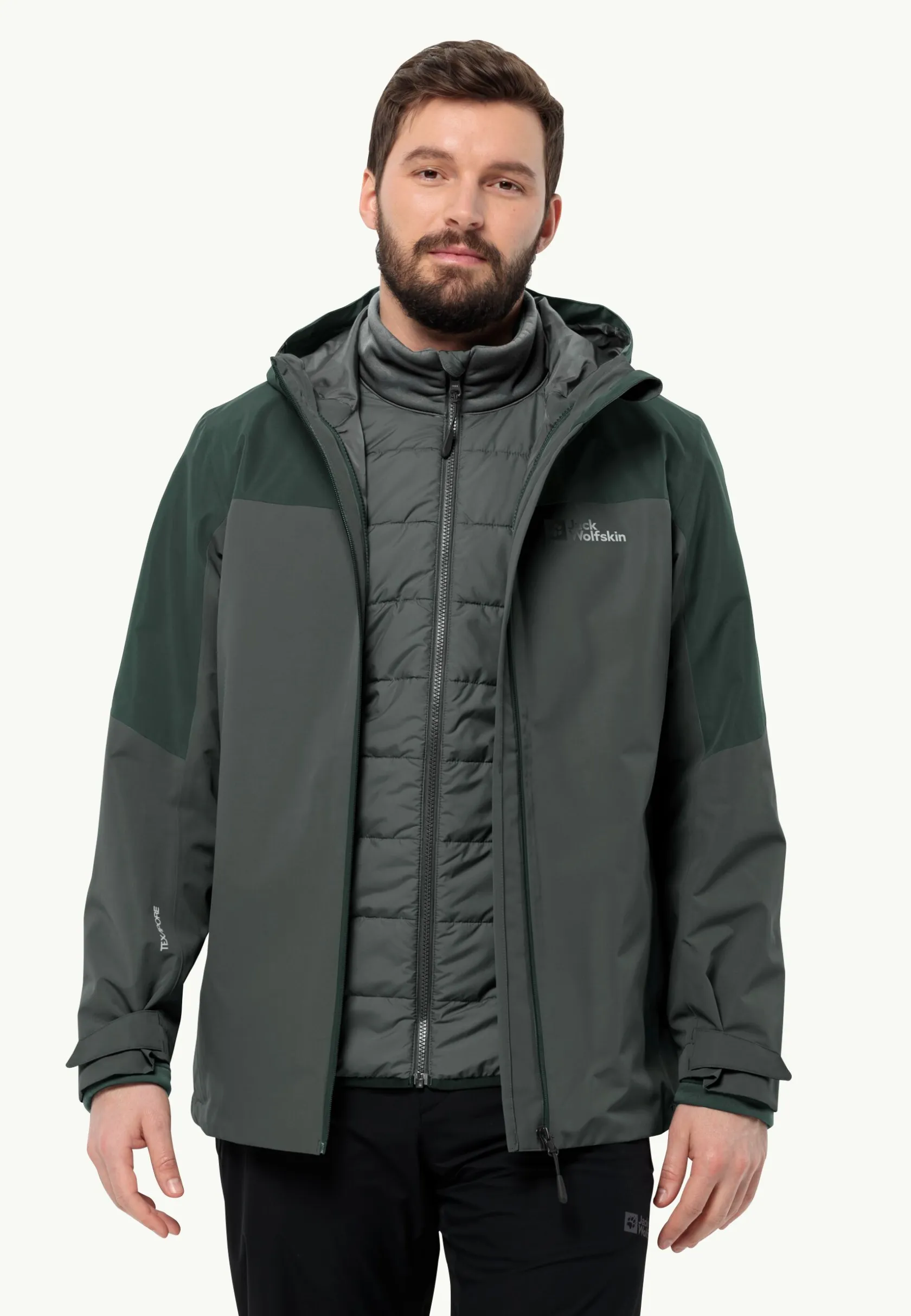 Voor- En Najaarsjacks/-Jassen|Regenjacks|Jack Wolfskin Glaabach 3in1 Jkt M