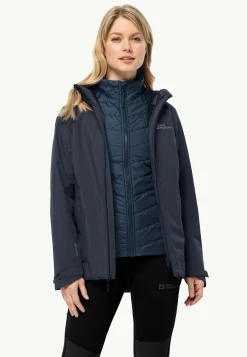 Wandelen|Voor- En Najaarsjacks/-Jassen|Jack Wolfskin Glaabach 3in1 Jkt W