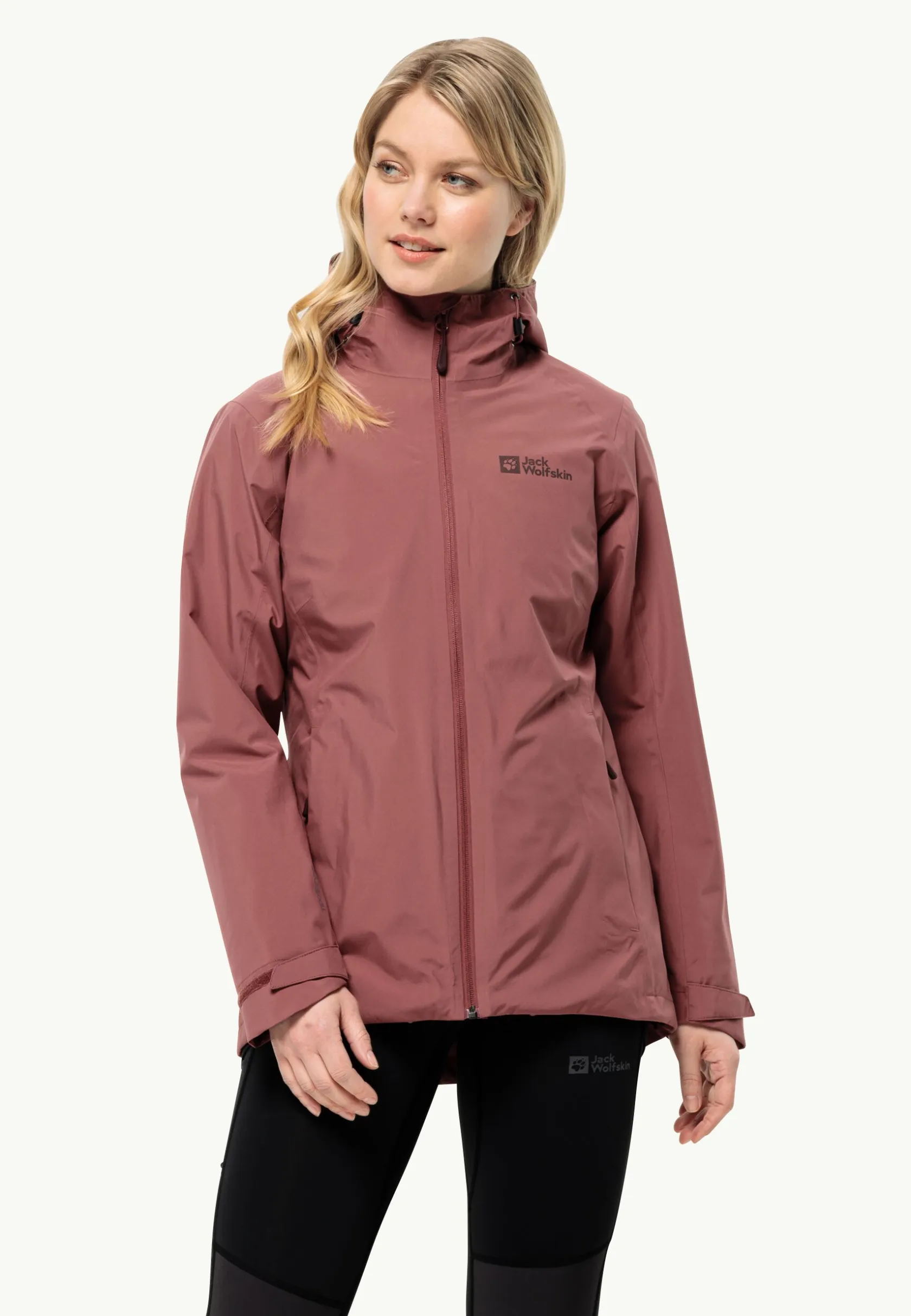 Wandelen|Voor- En Najaarsjacks/-Jassen|Jack Wolfskin Glaabach 3in1 Jkt W