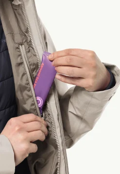 Wandelen|Voor- En Najaarsjacks/-Jassen|Jack Wolfskin Glaabach 3in1 Jkt W